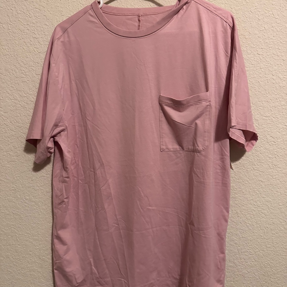 lululemon athletica Soft Pink Short Sleeve Tee